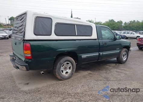 2002 Chevrolet Silverado 1500 Ls из США, поврежденный, VIN 1GCEC14V22Z254803